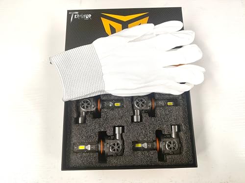 9005 & 9006 Bulbs Combo – 100,000LM Ultra Bright HB3 HB4 Fog Light Conversion Kit, Pack of 4