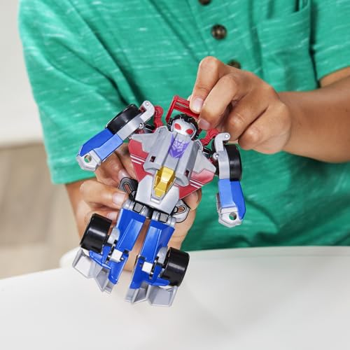 Transformers Bumblebee and Starscream Bot Racers, Easy to Change from Robot Toys to Car Toys, Action Figures for Boys and Girls 3+ ( Exclusive)