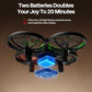 SYMA X100 Drone for Kids 8-12, Automatic Obstacle Avoidance, Up to 20 Mins Flight Time(2 Batteries), One-Key 360°Flips and Altitude Hold, Full-Guard Safe Indoor Drone Gift for Boys & Girls