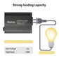 150W Power Inverter 12V DC to 110V AC Car Plug Adapter Outlet Converter with 3.1A Dual USB AC car Charger for Laptop Computer Black