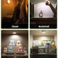 EZVALO LED Puck Lights, Rechargeable Battery Touch Light, 2.5'' Mini Tap Lights, Wireless Closet Light, Under Cabinet Lighting, 3 Color Temps, Sitck On Lights for Kitchen,Closet,Pantry,Shelves(2 Pack)