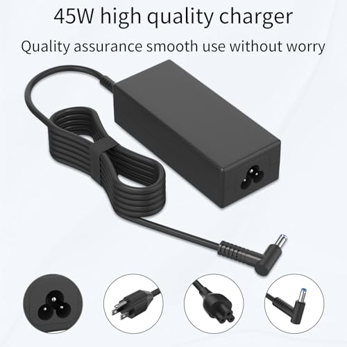 45W 19.5V 2.31A 741727-001 L25296-001/002/003/004 213349-109 TPN-CA14 TPN-LA15 Laptop Charger