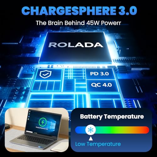 45W Charger Compatible with HP Laptop Charger - Compatible with HP Stream 11 13 14, Pavilion x360 11 13 15 17, Envy, ProBook, EliteBook, Spectre
