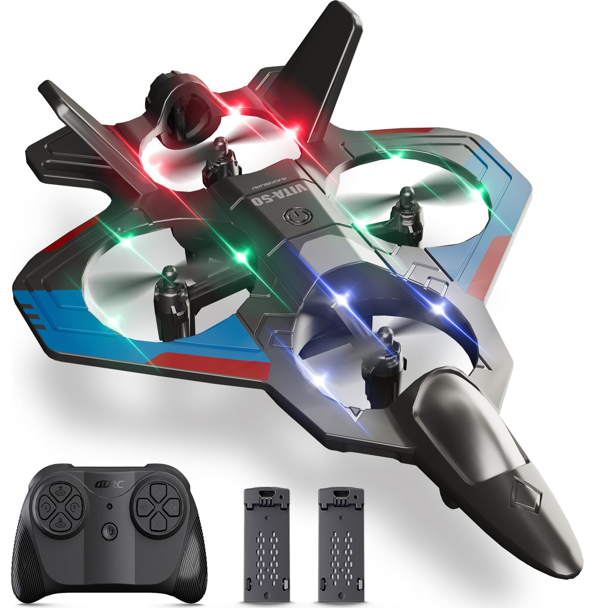 4DRC RC Planes Remote Control Airplanes for Kids, Foam Remote Control Planes for Kids Adults Beginners, Remote Control Helicopter Fighter Jet Drones