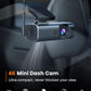 4K Dash Cam Front, Built-in 5G WiFi, 64GB Card Included, Dash Camera for Cars, Mini Dashcam with Super Night Vision, Loop Recording, G-Sensor