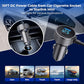 Starlink Mini Cable, 3 in 1 Starlink Mini Car Charger DC Power Cable+ Cigarette Lighter Adapter 12V-48V with Digital Display, Durable USB C PD 40W and USB A 35W Ports for Trucks and Cars (10FT)