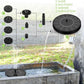 Joyday Solar Fountain, Bird Bath Fountain Pump with 8 Nozzles, Floating Solar Powered Water, Outdoor Freestanding DIY Submersible for Pond Pool Patio Garden Fish Tank, Aquarium Decor