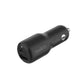 Belkin BoostCharge 42-Watt Dual Port Fast Car Charger w/30W USB-C & 12W USB-A Ports for iPhone 16, 16 Pro, Galaxy S26, S25, Pixel 10 & 9, Nintendo Switch 2 & More - Black