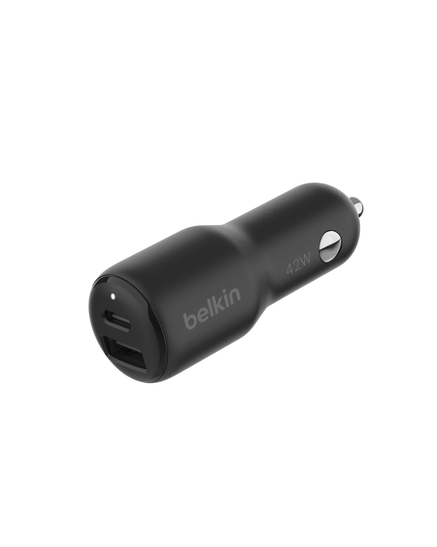 Belkin BoostCharge 42-Watt Dual Port Fast Car Charger w/30W USB-C & 12W USB-A Ports for iPhone 16, 16 Pro, Galaxy S26, S25, Pixel 10 & 9, Nintendo Switch 2 & More - Black