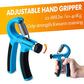 Grip Strength Trainer 7 Pack Adjustable, Finger Stretcher Resistance Extensor Bands, Finger Exerciser, Hand Gripper Strength Ring & Stress Ball
