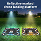 Drone Landing Pad 17" Foldable | High Visibility Weighted Non-Slip Waterproof Double Sided Drone Pad with Portable Design for DJI Mini Air and Mavic FPV