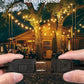 Brightown Outdoor String Lights, 50FT 25 G40 Bulbs Shatterproof Patio Lights, IP65 Waterproof Dimmable Hanging Connectable Globe LED Outdoor Lights for Backyard, Bistro, Porch, Deck, Balcony