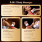 Red Light Lymphatic Drainage Massager Anti Cellulite Massage Tool | Microcurrent Electric Heat Vibration, Reduce Cellulite Stretch Marks, Skin Tightening, Full Body Leg Belly Stomach Massage