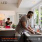 Sylvania ECO LED BR30 Light Bulb, 65W = 10W, Dimmable, Frosted Finish, 650 Lumens, 2700K, Soft White - 4 Pack (40870)