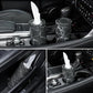 SINGARO Car Tissue Holder, 4 Pack Car Cup Holder Facial Tissues with Travel Tissue Bag, Quick and Convenient Flower Combination Car Tissue Box(4 Canisters/200 Tissues) Black