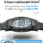 Beeasy Digital Watch for Men Women, 50M Waterproof, Ultra-Thin & Lightweight, 44mm Silicone Sports Watch with Alarm, Stopwatch, Countdown, Ideal for Gym, Running, School, Daily Wear