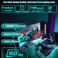 SANSUI 27 Inch Curved 160Hz Gaming Monitor, 1500R Curved Computer Gaming Monitor FHD 1080P, 4000:1, 110% sRGB, FPS/RTS, 1Ms MPRT|FreeSync|HDR|Low Blue Light|HDMI DP| VESA Support, HDMI Cable Incl.