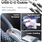 LISEN 90W Car Charger USB C Fast Charge, USB C Car Charger Fast Charge, Type C Car Charger for iPhone 17 Pro Max 16 15 14 13 12 11, for Samsung S26 S25 S24 [with Lighning & USB-C Cable]