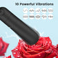 Handheld Electric Back Massager - Mini Waterproof&Rechargeable Handheld Deep Tissue Neck Black