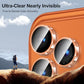 QHOHQ 3 Set Camera Lens Protector for iPhone 17 Pro Max/17 Pro/16 Pro Max/16 Pro/15 Pro Max/15 Pro, Individual Anti Shatter Lens Protector,[15FT Military Grade Protection],1-Second Auto-Install- Clear