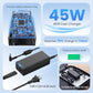 45W Charger Compatible with HP Laptop Charger - Compatible with HP Stream 11 13 14, Pavilion x360 11 13 15 17, Envy, ProBook, EliteBook, Spectre, Notebook 14 15 Power Supply Cord