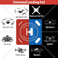 FPVtosky Nighttime Reflective Drone Landing Pad, Fast-fold Double Sided Waterproof Landig Pad Weighted for DJI Mini 5 Pro/ 4/3 Pro/Mini 4k / Mavic 4 / Air 3s/ Avata 2/ Neo/Flip(25 in)