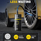 AUXITO AS1 Tire Inflator Portable Air Compressor - 150PSI Bike Pump 1Min Fast Inflate with Tire Pressure Gauge, 5200 mAh, LED Light, Car Accessories Air Pump for Auto, Moto, Bike Car Gifts for Men