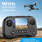 Drone with Camera - Drone with Screen on Controller for Beginners, Foldable Remote Control Quadcopter with Gesture Control, 3D Flip, One Key Start, Emergency Stop, 2 Batteries, Easier to use