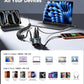 200W Car Charger USB C Fast Charge, PD100W Fast Car Charger Type C, PD3.0/QC4.0/PPS Cigarette Lighter Phone Adapter for iPhone 17 16 15 ProMax, MacBook Pro Air Laptop, Samsung S26/S25, Pixel, iPad Pro