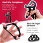 FitBeast Hand Grip Strengthener Workout Kit (5 Pack), 2 Forearm Grip Adjustable Resistance Hand Gripper, Finger Stretcher, Grip Ring & Stress Relief Grip Ball for Athletes