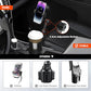 Newlest 2 in 1 Phone Mount for Car Cup Holder with Adjustable Base, Holders for Car Cupholder, No Shaking 360° Flexible Neck Phone Mount for All 4-7” Smartphones, Cup Holder for Most Bottles
