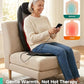 Snailax Shiatsu Back Massager with Heat Massage Chair Pad Kneading Back Massager for Pain Relief Deep Tissue Chair Massage Pad for Office Home