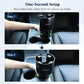 Quick-Install Car Cup Holder Expander, Space-Saving Cup Holder for Car with Offset Design, Non-Slip Large Water Bottle Holder Expander, Compatible with Owala, Stanley, Yeti Cups (24oz to 64oz)
