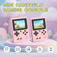 Retro Gaming Console, Built-in 400 Classic Retro Game Console, 3.0 Inch IPS Screen Retro Handheld Game Console, 1020mAh Rechargeable Battery, Portable Arcade Video Gaming Console (Pink)