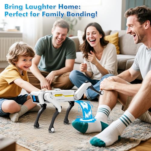 Smart Robot Dog - Interactive STEM Pet with Voice Control, 30+ Actions & APP Programming, Durable Design for Kids Age 6+ (Compatible with iOS/Android)