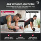DMoose Fitness Ab Roller Wheel with Elbow Support & 2 Knee Pads - Abdominal Exercise Trainer for Core Strength Training - Ultimate Abs Workout Equipment for Home and Gym - Ab Machine for Men & Women