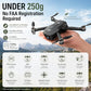 Holy Stone HS175D GPS Drone with 4K Camera for Adults, Under 249g, Foldable RC Quadcopter with Auto Return, 46 Mins Long Flight, Follow Me, Brushless Motor, Circle Fly, Waypoint Fly, Altitude Hold