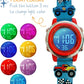 Preschool Collection Kids Digital Light Up Watch - Monster Trucks, Dinosaurs, Shark, Unicorn, Butterfly, Spider - Girls, Boys, Children, School