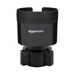 Basics Car Cup Holder Expander with Adjustable Base, Securely Holds Large Bottles 3.4 to 3.8 in Diameter, Compatible with Yeti, Hydro Flask, Easy Installation, Black