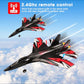 New Upgrade SU27 RC Airplane, Remote Control Fighter Toys, 2.4GHz 6-axis Gyro Stabilizer RTF Glider Aircraft Plane with 2 Batteries Easy to Fly Outdoor Toy for Adults Kids Beginners Boys