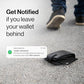 SPOTMINDERS Apple MFi Certified Wallet Tracker PRO for Travel Credit Card Design Works with Apple Find My IP68 Waterproof Rechargeable Tracking Card for Wallet Luggage Passport 0.07in Slim Item Finder
