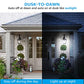 TORCHSTAR Dusk to Dawn Light Bulbs Outdoor, Sensor A19 LED Light Bulb, Auto on/Off Photocell Automatic for Outdoor Lighting, UL FCC DOE, 5000K, Pack of 4