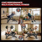 Weight Bench, Adjustable Workout Bench for Home Gym Full Body Workout, 1300LBS Weight Capacity Bench Press, Flat/Incline Bench with 33" Extra-Long Backrest & Wheels
