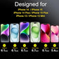 Ferilinso for iPhone 14 iPhone 15 iPhone 14 Plus iPhone 15 Plus Camera Lens Protector for iPhone 13 13 Mini Lens Screen Protector Accessories Cover 9H Protection Case Friendly 6 Pack