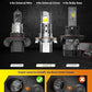 Latest H13/9008 LED Bulbs, 50,000LM Brightness High/Low Beam, 75000+ Hours Long Service Life, 6500K Cool White, Real 1:1 Halogen Size Exterior Light Bulbs, 3 Mins Plug N Play, Pack of 2