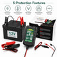 Unocho 6V/12V Battery Charger Maintainer 1.5A Automatic Trickle Charger Smart Float Charger for Car Motorcycle Lawn Mower Boat ATV Snowmobile Lead-Acid AGM GEL SLA VRLA WET Batteries