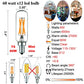 LiteHistory LED Bulb Dimmable 6W Equal Warm White 2700K T6 T25 E12 Candelabra Bulb 60 watt for Chandeliers,Ceiling Fan,Pendant,Wall sconces AC120V 600LM e12 Light Bulb 6Pack