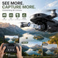 Holy Stone HS175D GPS Drone with 4K Camera for Adults, Under 249g, Foldable RC Quadcopter with Auto Return, 46 Mins Long Flight, Follow Me, Brushless Motor, Circle Fly, Waypoint Fly, Altitude Hold