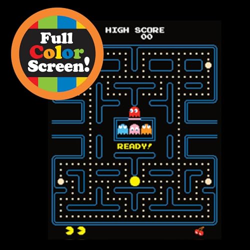 Arcade Classics - Retro Mini Arcade Game, Full Color Screen, Classic Handheld Electronic Game Console, 90s Toy, Great Gift for Kids 8+, Pac-Man