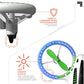 SHARPER IMAGE 2.4GHz RC Glow Up Stunt Drone with LED Lights, Mini Remote Controlled Quadcopter with Assisted Landing, Small Plane for Kids and Beginners, Wireless and Rechargeable